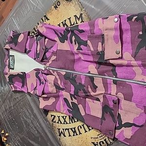 2001 - Lip Service - Day and Night Stretch F*k'n Camo Dress (M)